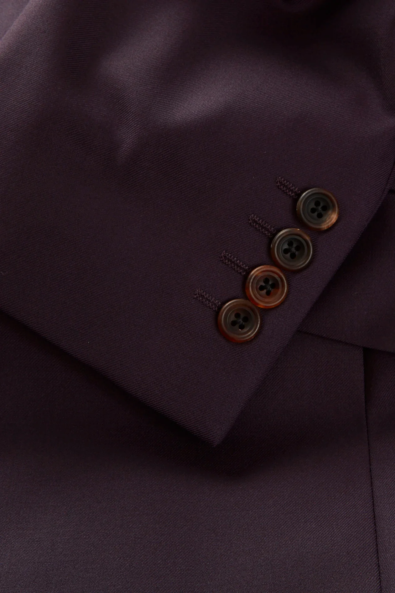 Chapman Suit – Aubergine Virgin Wool Twill - Image 3