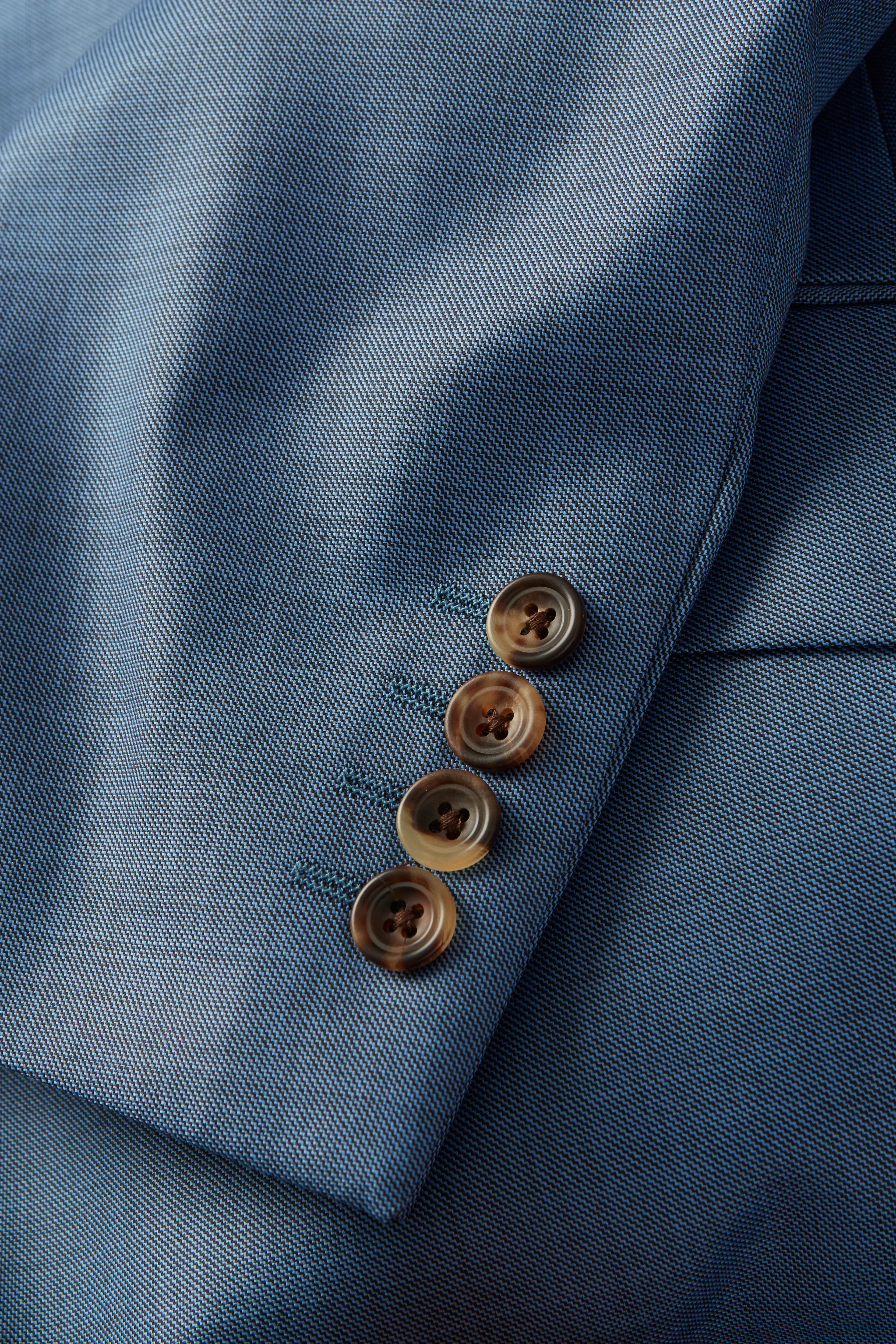 Chapman Suit – Cobalt Blue Sharkskin - Image 3