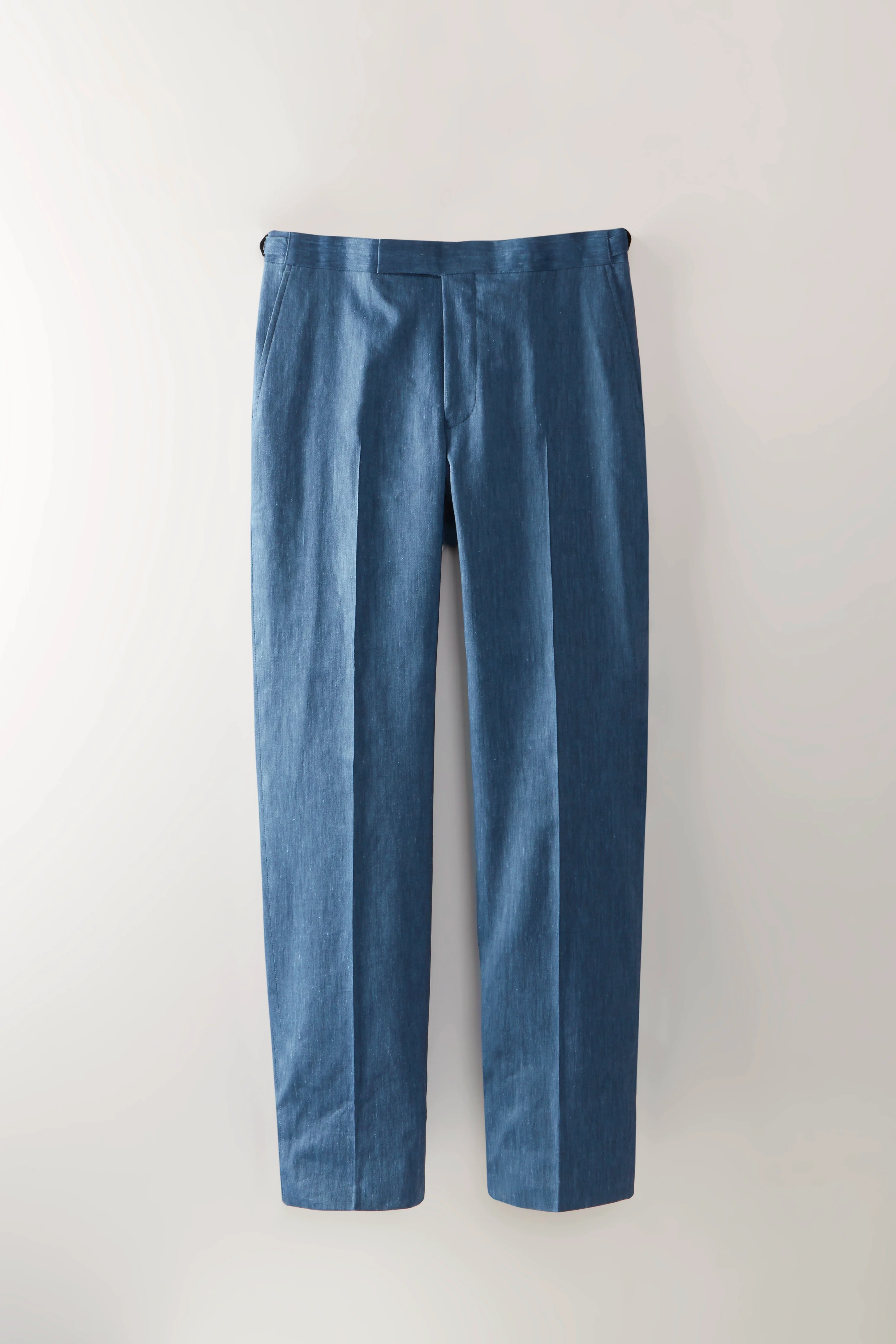 Chapman Suit – Denim Blue Stretch Linen & Wool - Image 2