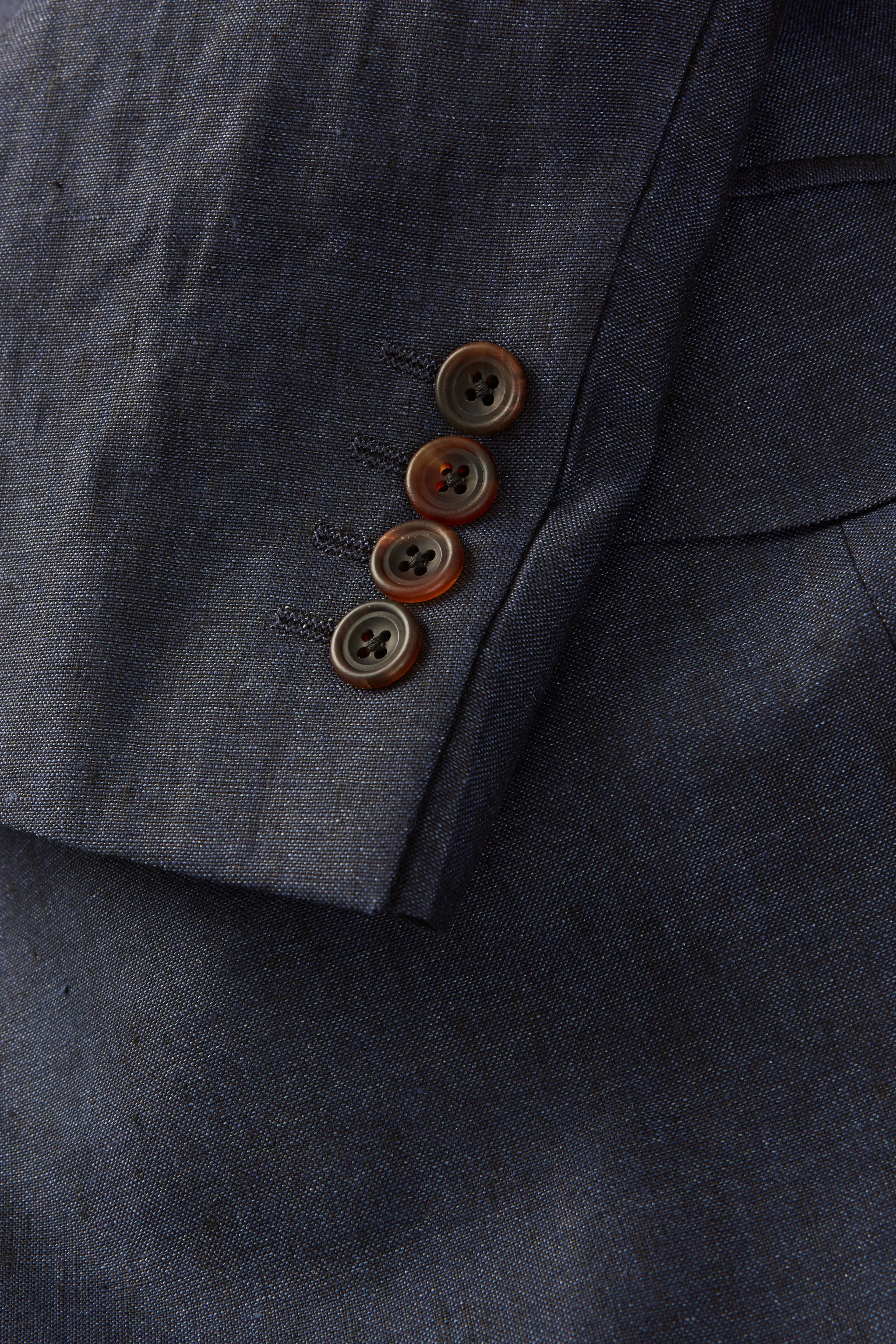 Chapman Jacket – Indigo Linen - Image 2