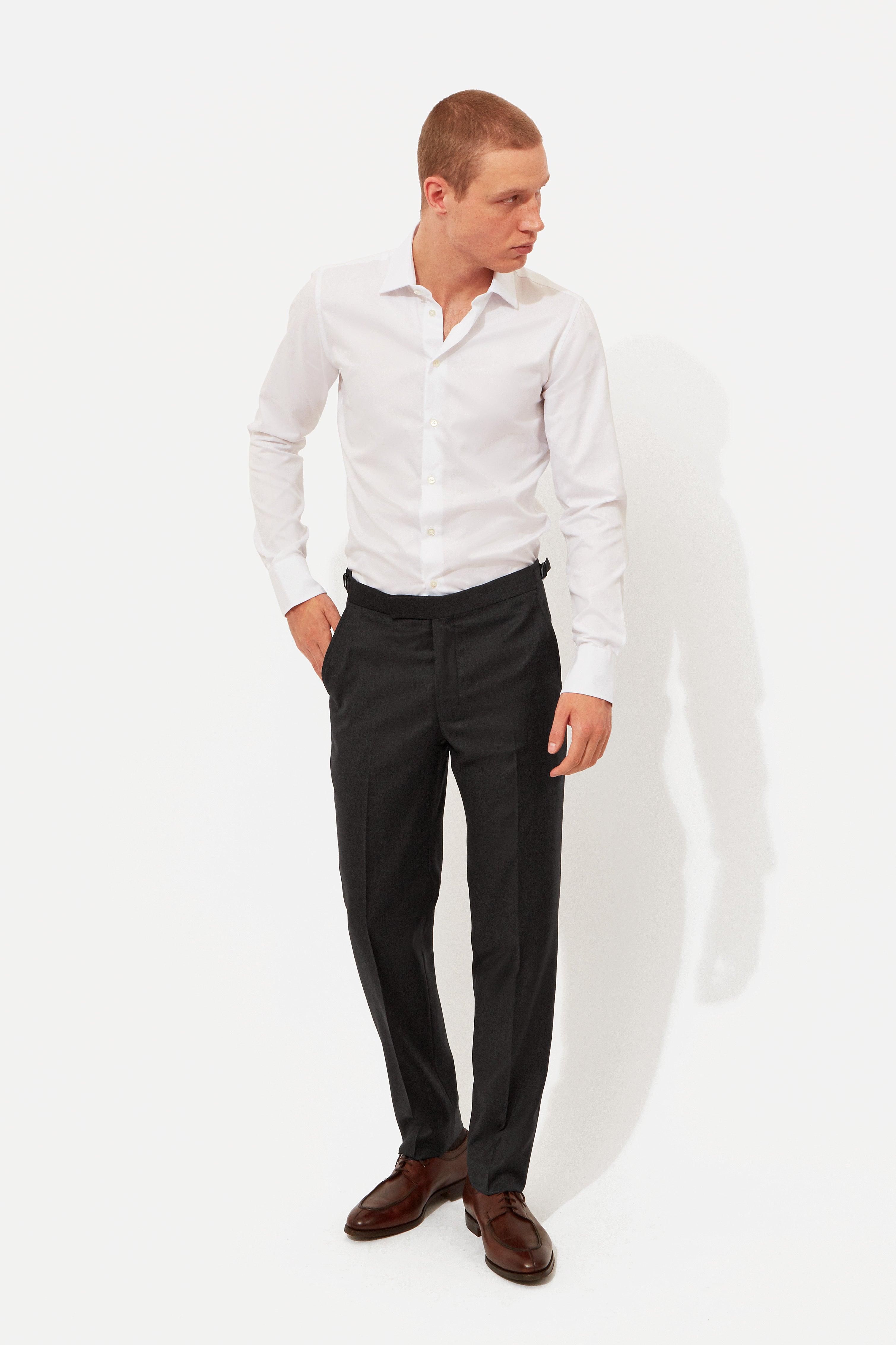 Charcoal Twill Suit - Image 3