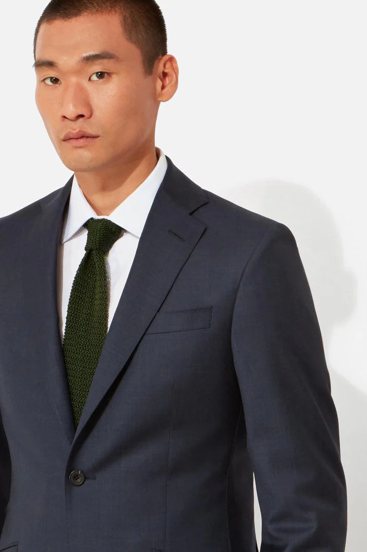 Blue Classic Sharkskin Jacket - Image 4