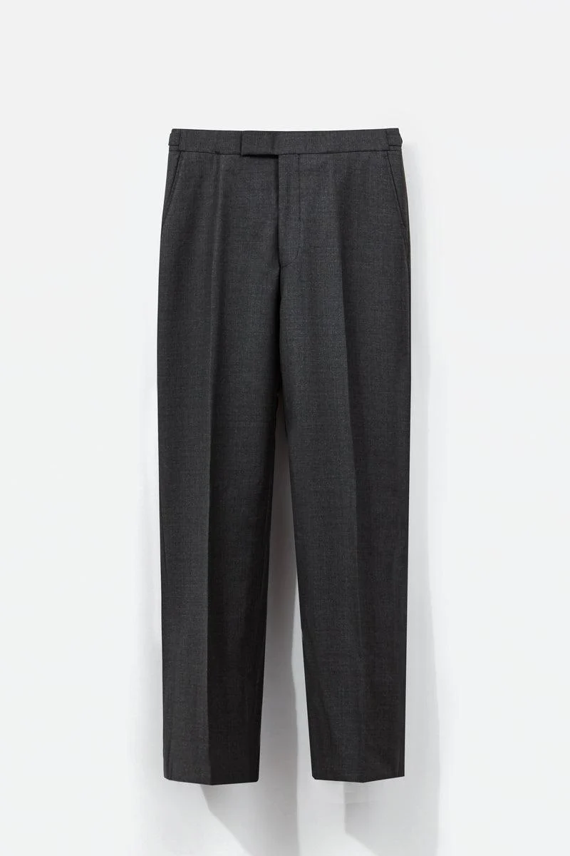 Grey Classic Sharkskin Trousers - Image 3
