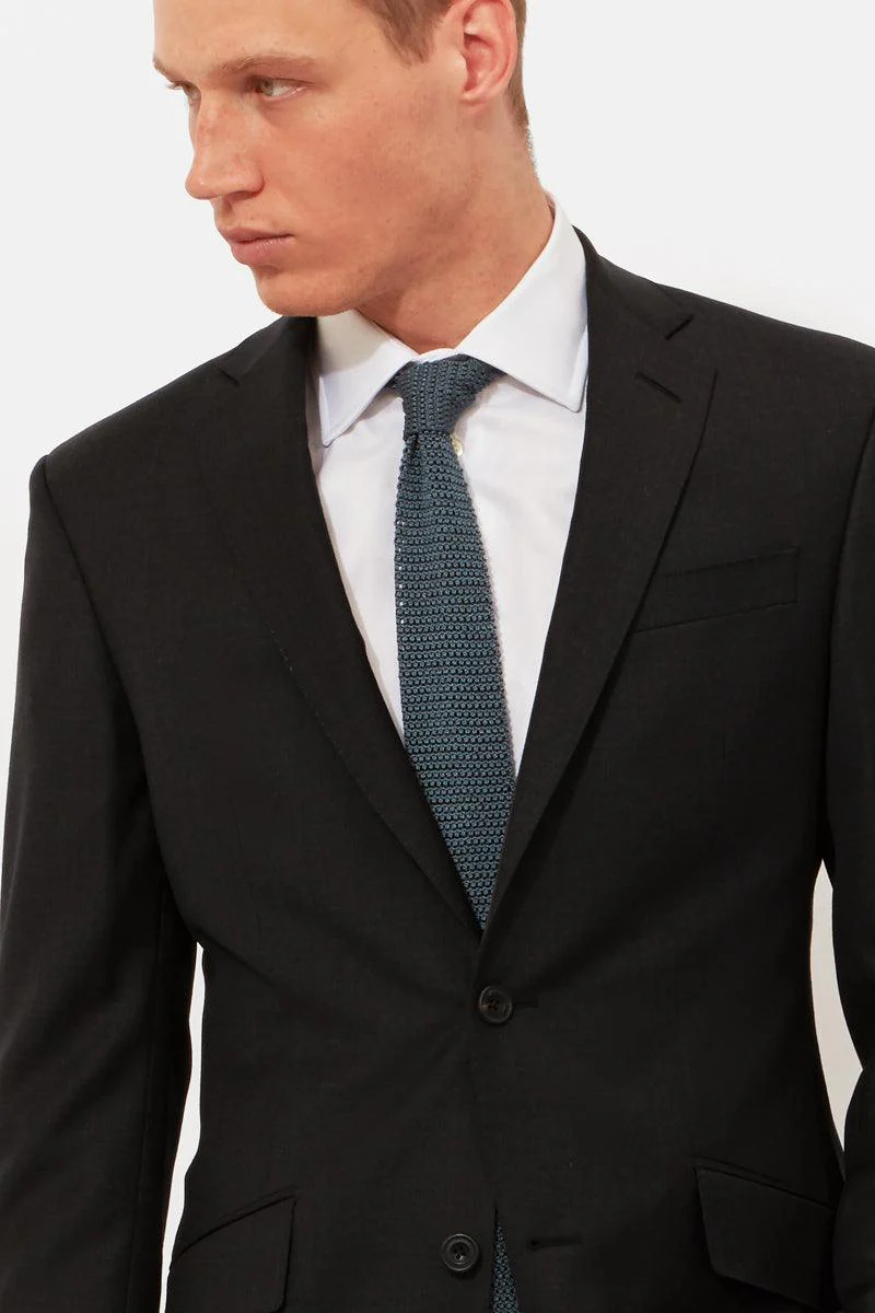 Charcoal Classic Twill Jacket - Image 4