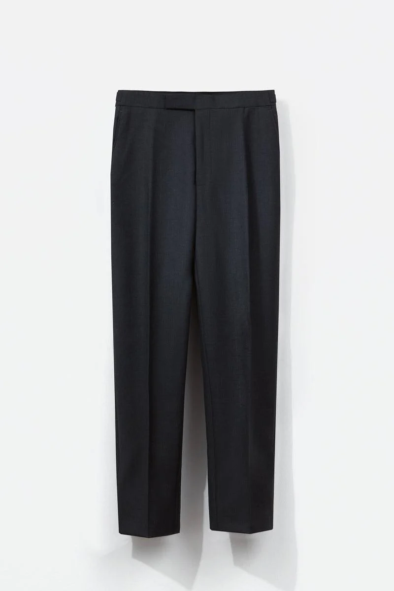 Charcoal Classic Twill Trousers - Image 3