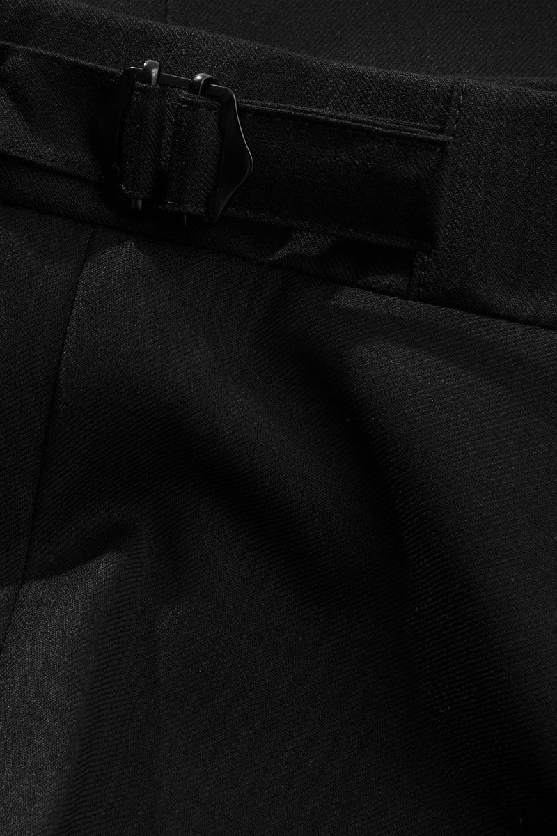 Black Classic Twill Trousers - Image 4