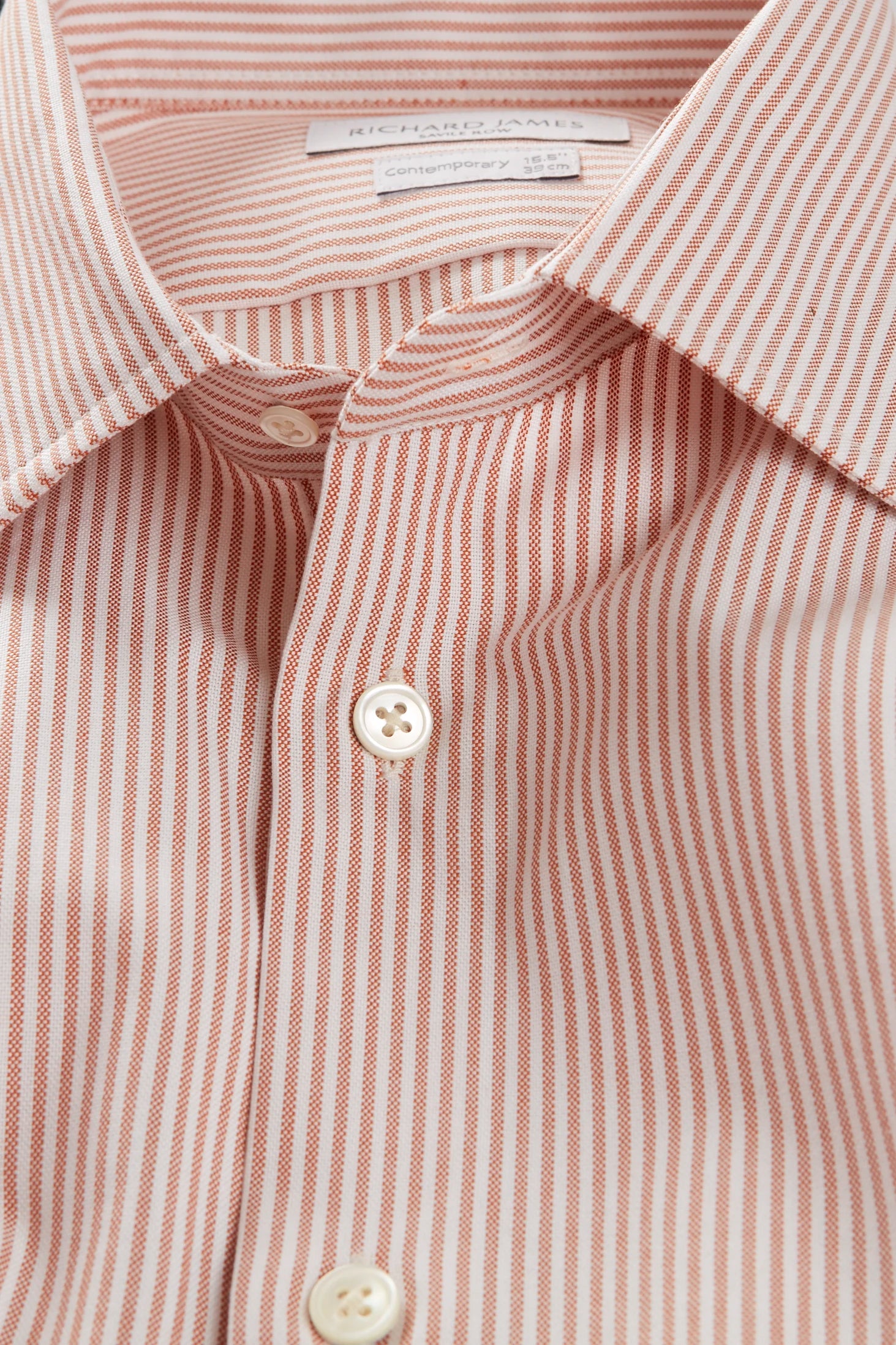 Contemporary Shirt – Rust Bengal Stripe - Image 2