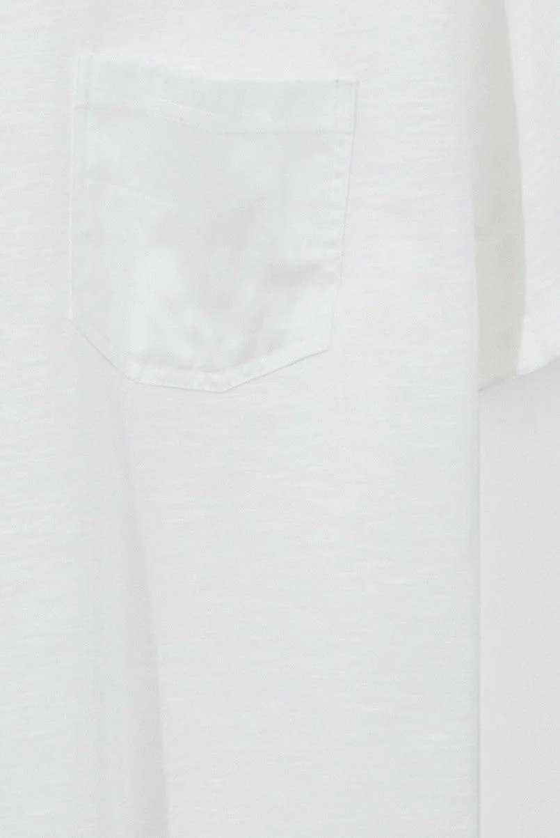Off White Pocket T-Shirt - Image 3
