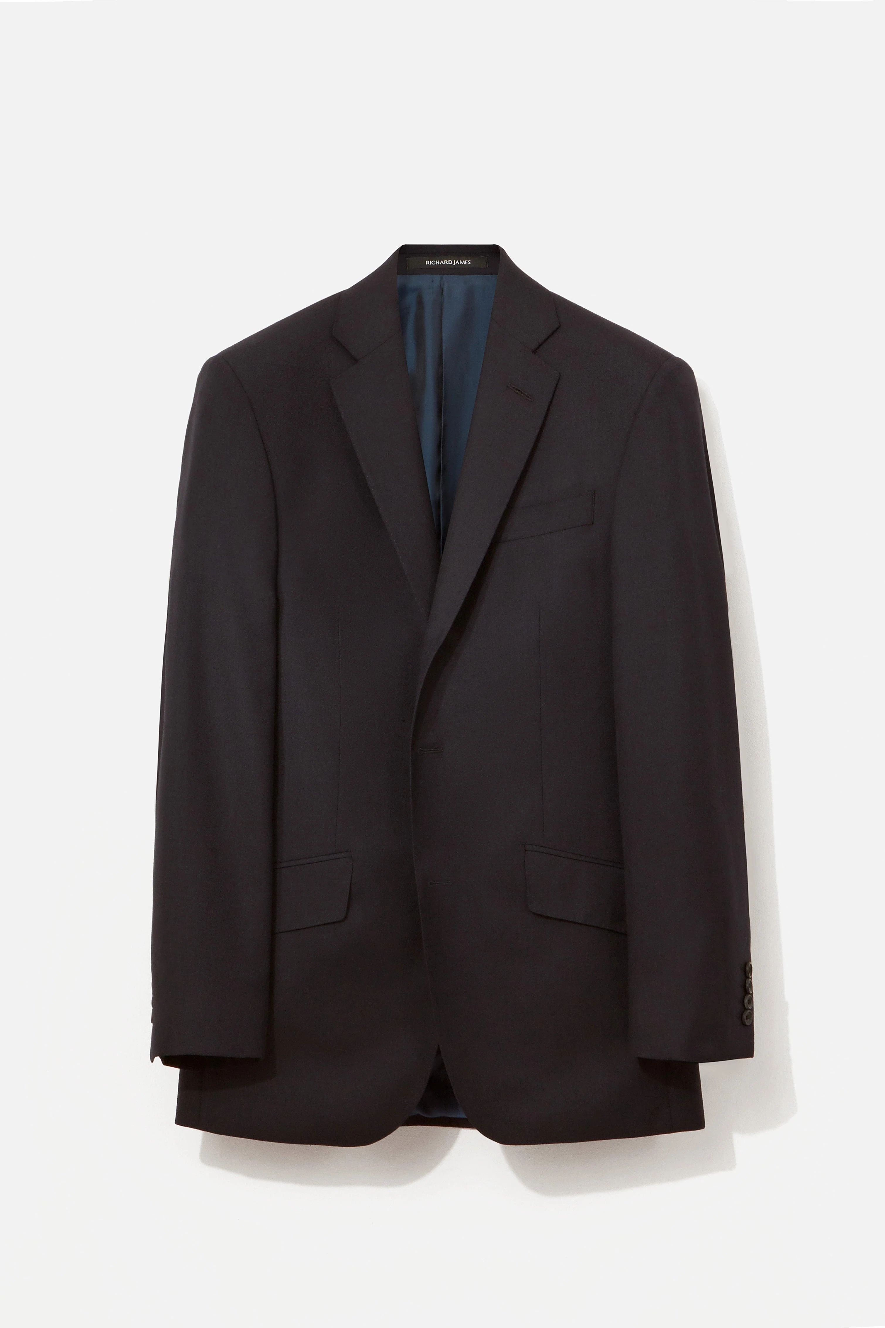 Navy Plainweave Suit - Image 3