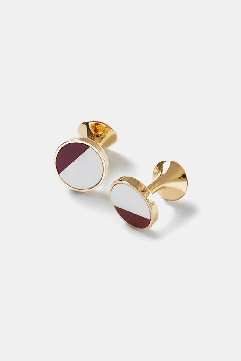 Split Disc Cufflinks - Image 3